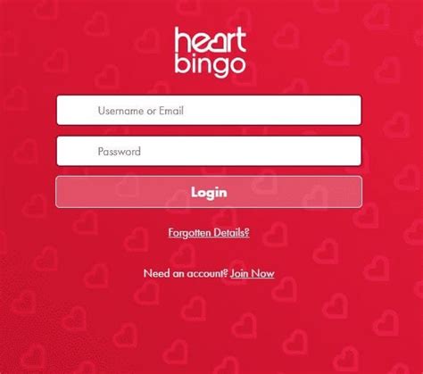 Heart bingo casino login